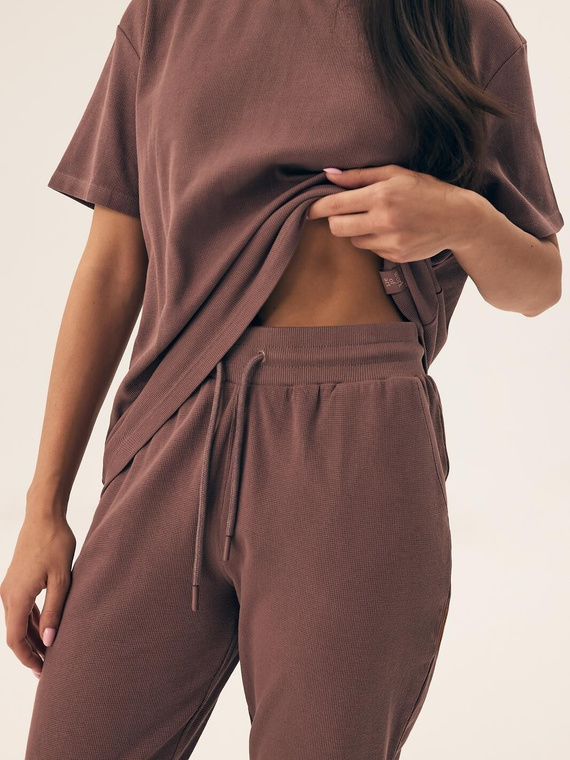 43349 Nilsa Piżama Damska Henderson - brązowy