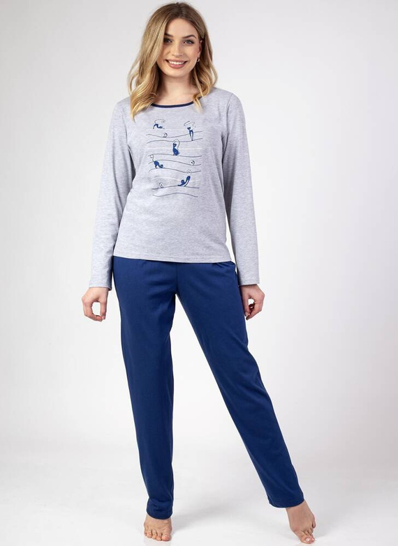 668 Piżama damska Regina - szary