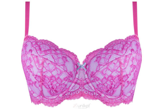 Cosima full cup biustonosz usztywniany Unikat różowy
