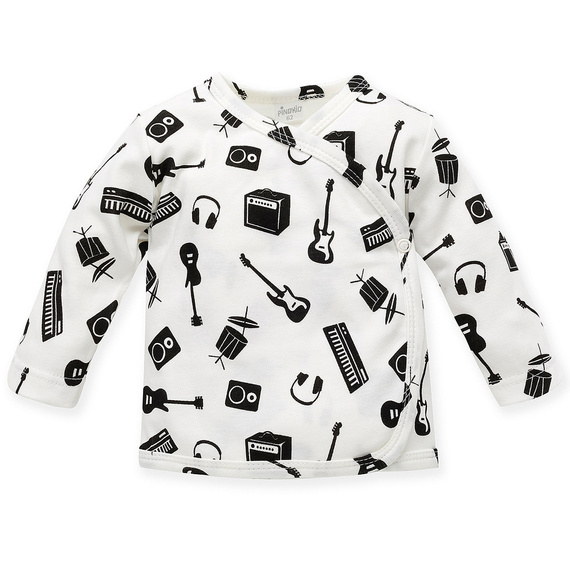 Lets Rock Kaftanik niemowlęcy Pinokio - ecru