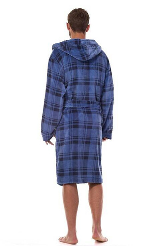 2457 Pedro Szlafrok męski L&L - navy