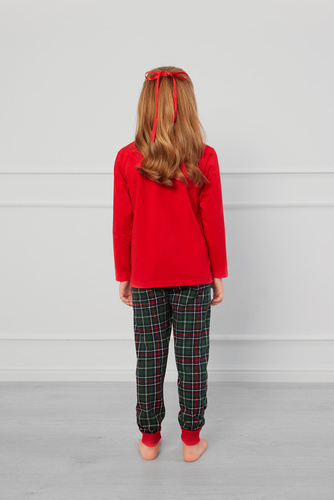 Fogo Piżama dziecięca Italian Fashion - czerwony/druk