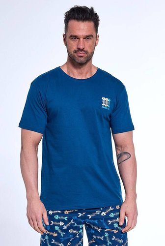 326/170 Fishing Piżama męska Cornette granatowy