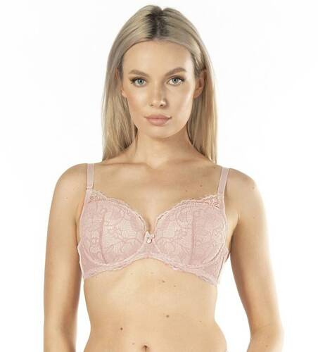 Victoria Biustonosz push-up Nipplex- różowy