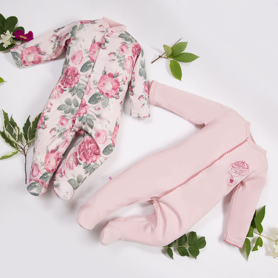 Roses Pajac dla dziewczynki Eevi -jasny róż