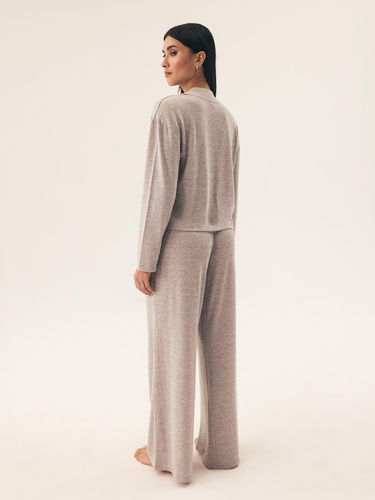  42024 Fudge Piżama Damska Henderson -jasny szary