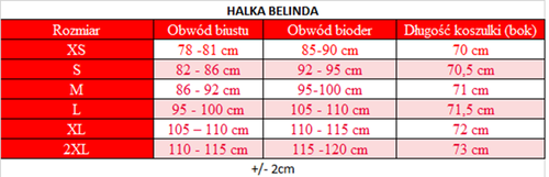 Belinda Halka damska DKaren- granatowa