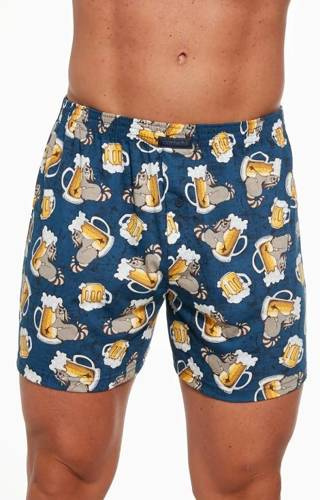 001/144 Classic Bokserki męskie Cornette granatowy