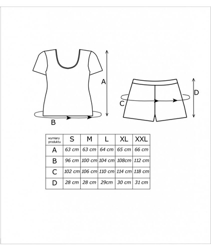 Santi 1/2 Piżama damska Donna - czerwona