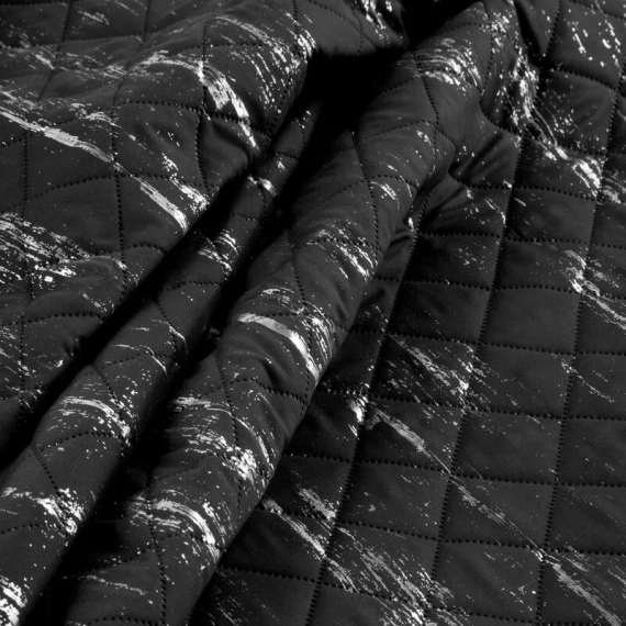 Blink 1 narzuta dekoracyjna Design91 czarny/srebrny