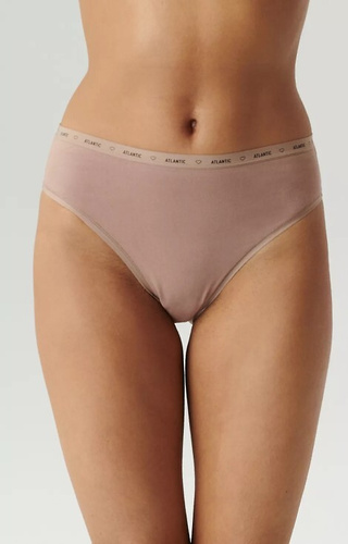 3CLP-010 High Sport Leg Figi damskie Atlantic - ecru-beżowy-ciemny beżowy