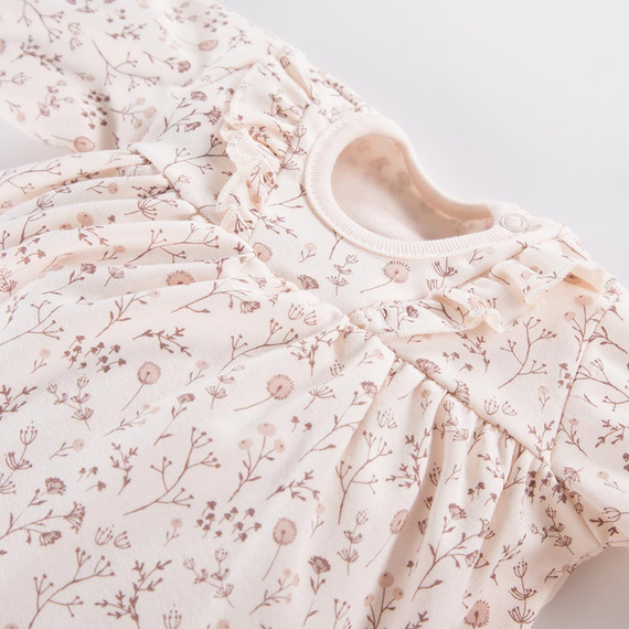 Bloom Tunika niemowlęca Eevi - ecru druk