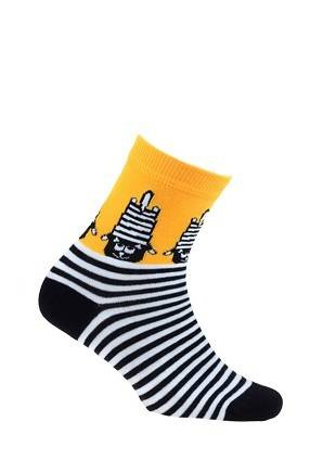 G84.01N Skarpety Damskie wzorowane  Gatta 269 pink