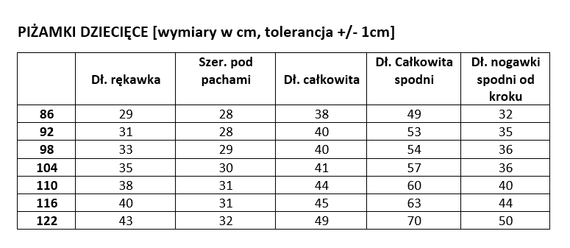 Piżamka dziecięca z traktorkiem oraz imieniem Moocha