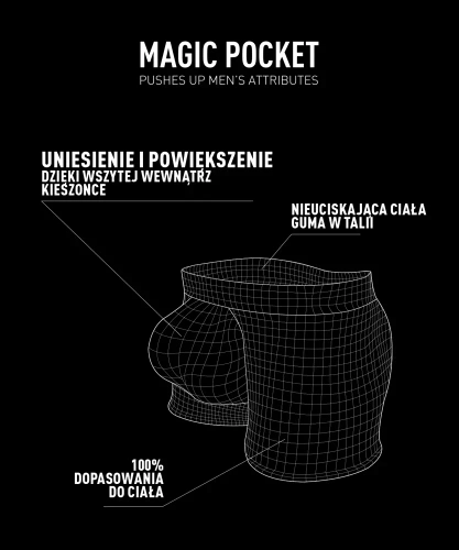 MH-1191 Bokserki męskie Atlantic czerwony