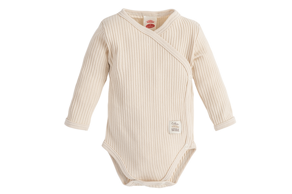 03234B "Natural Harmony" Body dzidziuś z długim rękawem Makoma beżowy