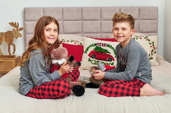 7345 Piżama dziecięca Dark Grey Doctor Nap – 100% bawełna