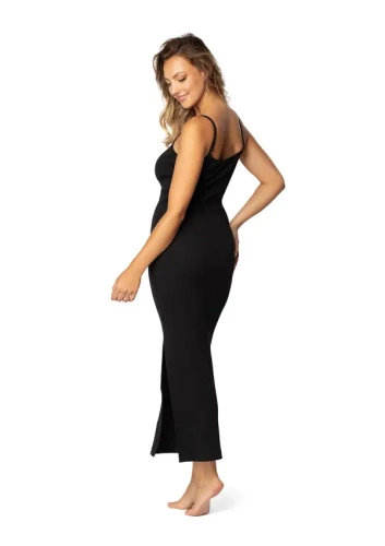 DK-K-P7 Sukienka bawełniana DKaren - czarny