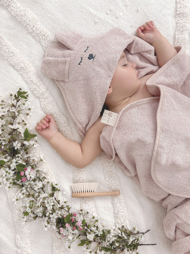 Ręcznik bambusowy z uszami Yosoy - natural