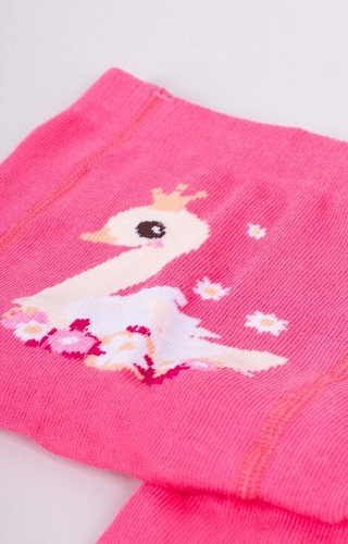 RAB-0025G Rajstopy do raczkowania mix kolor-dziewczynka