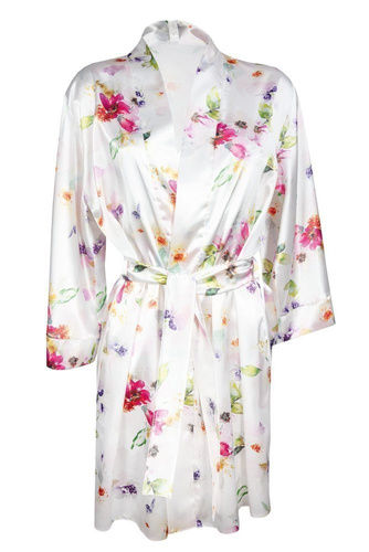 DK-P Flowers Podomka damska DKaren - biały 010