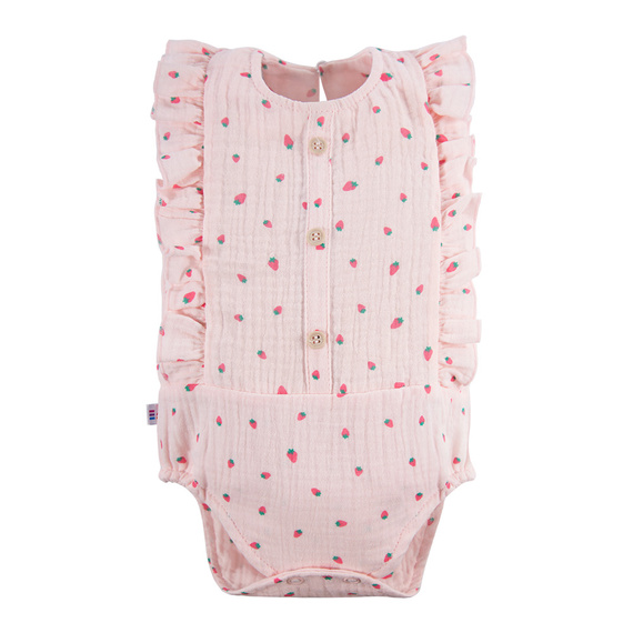 Strawberry & Love Body na ramiączkach muślinowe Eevi