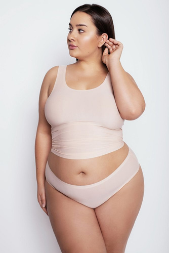 Flexi-One Figi Damskie Plus Size Julimex beżowy