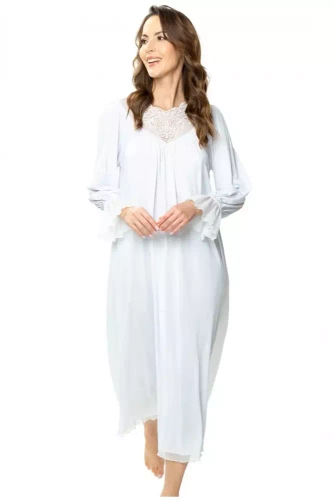 86559 Katarzyna Koszula nocna Mewa biały