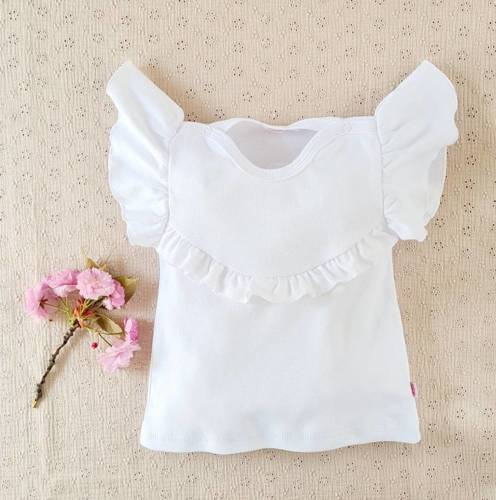 1717B Cherry Tunika z długim rękawem Marija - white