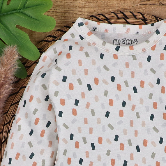 ABN-5323/KRE Body z bawełny organicznej Nini druk