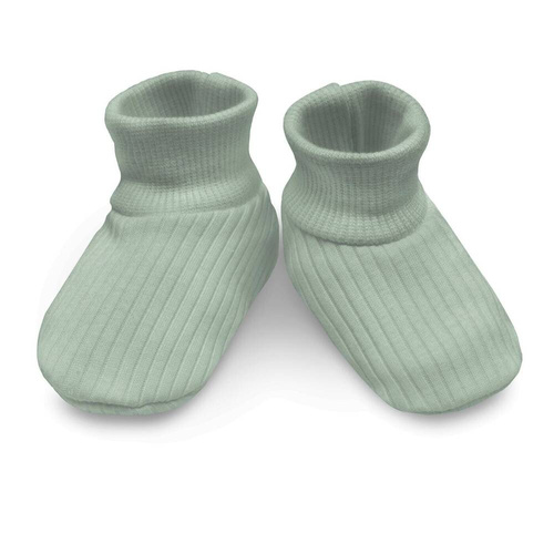 Lovely Day Buciki niemowlęce Pinokio - zielony prążek