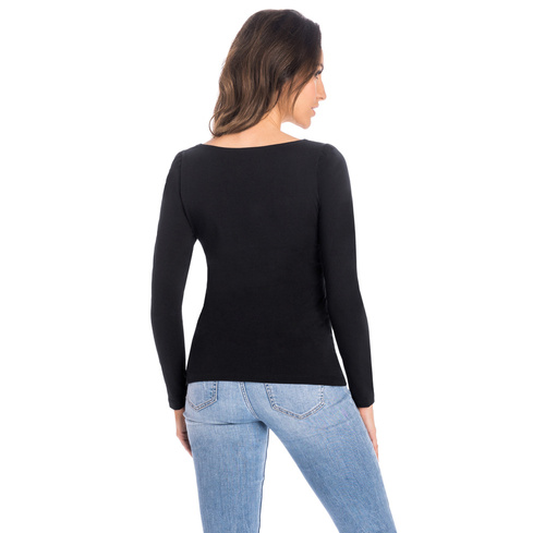 209103 Karo Bluzka damska Teyli - czarny