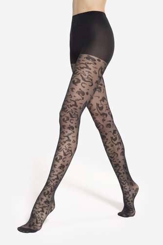 Rajstopy Gatta Trendy Floral wz.05 – 40 den, elegancki kwiatowy wzór, styl i komfort