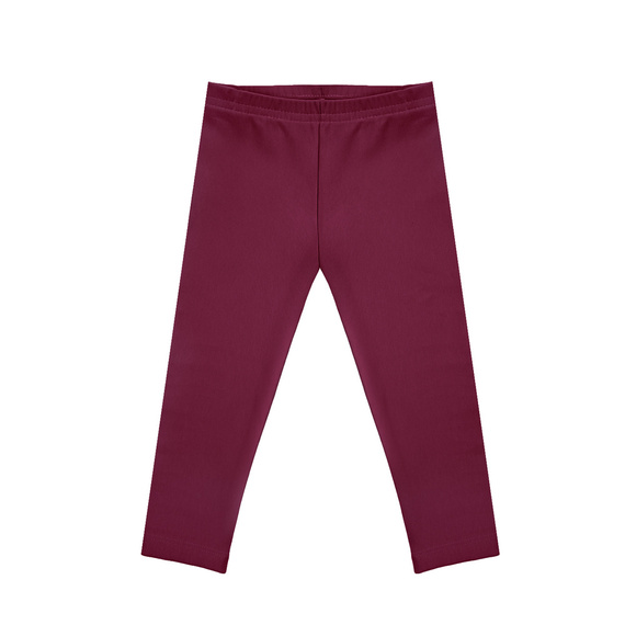 169520 Legginsy dresowe Nicol - burgundowy