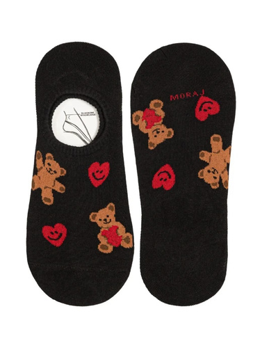 CDB200-140 Baleriny Moraj Damskie – Wygodne Baleriny z Silikonem na Pięcie i Płaskimi Szwami