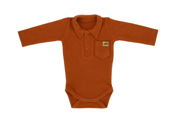 BP10597 Teddy Body polo z długim rękawem Mamatti