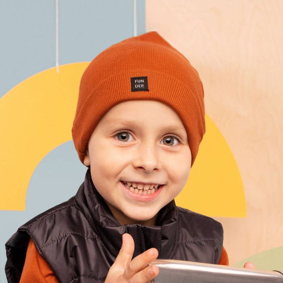 Olivier Czapka dziecięca Pinokio - brązowy