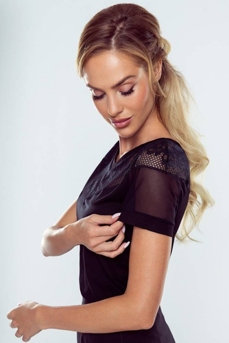 Gusta Bluzka damska  Eldar - czarny