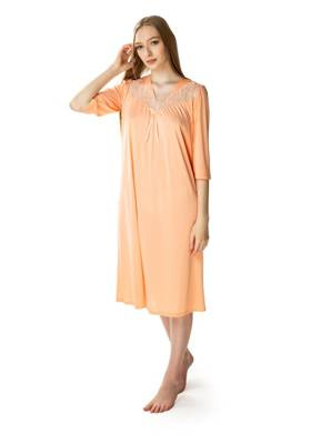 84133 Diana koszula nocna damska Mewa morelowy