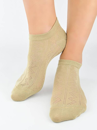 ST048  Bambusowe Skarpety Damskie Noviti- beżowy