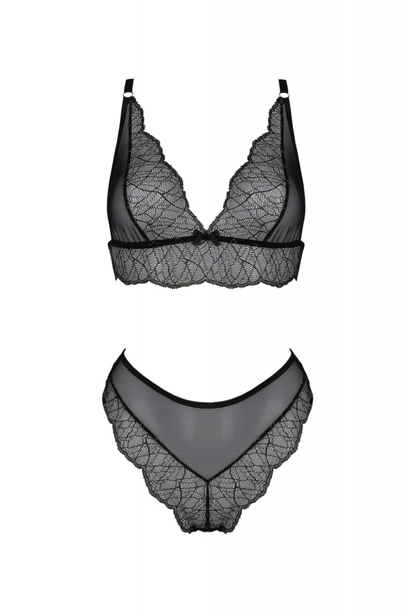 Amberly Set Komplet Passion czarny 