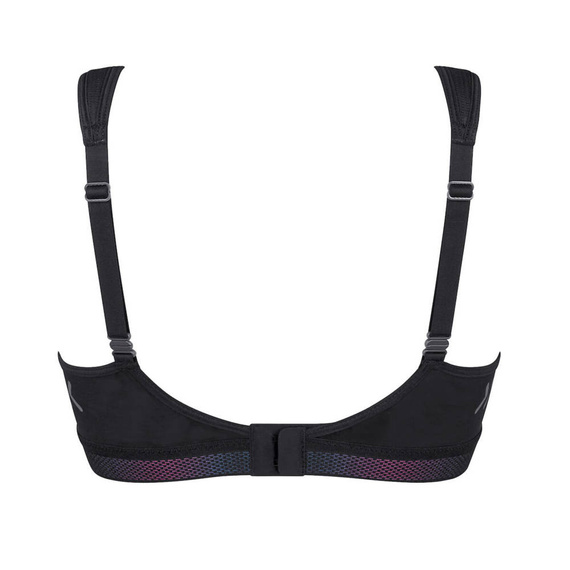 Biustonosz sportowy w fasonie racerback Triaction cardio cloud - black