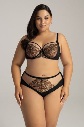 2144 Side Support  Miękki Biustonosz  Ava czarny