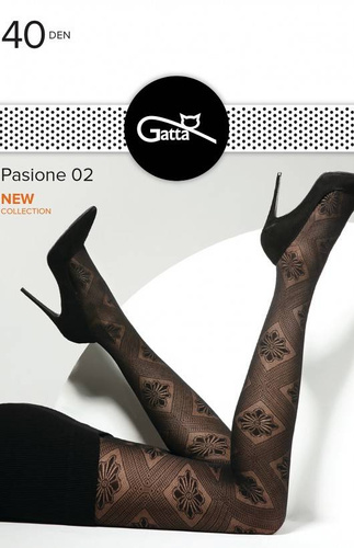 Pasione Rajstopy 40 den Gatta wz.02- nero