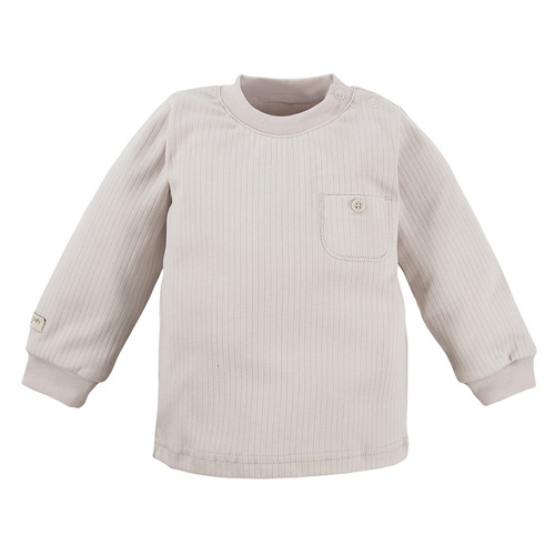 Bluzka wciągana z kieszonką "SIMPLY COMFY" Eevi-beżowa
