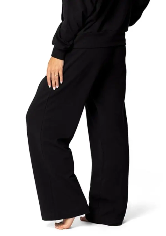 DK-K-B8 Spodnie dresowe Dkaren - czarne