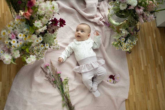 Charlotte Body rozpinane z długim rękawem Pinokio - ecru