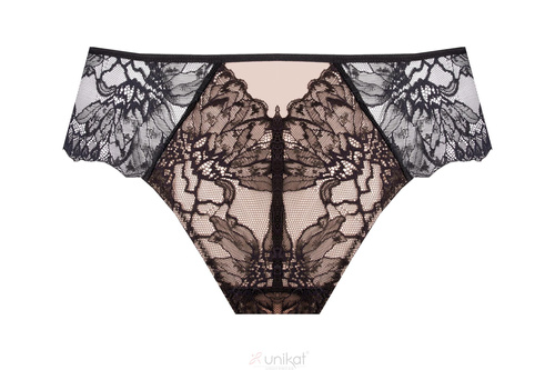 Unikat Kiana figi czarne koronkowe klasyczne