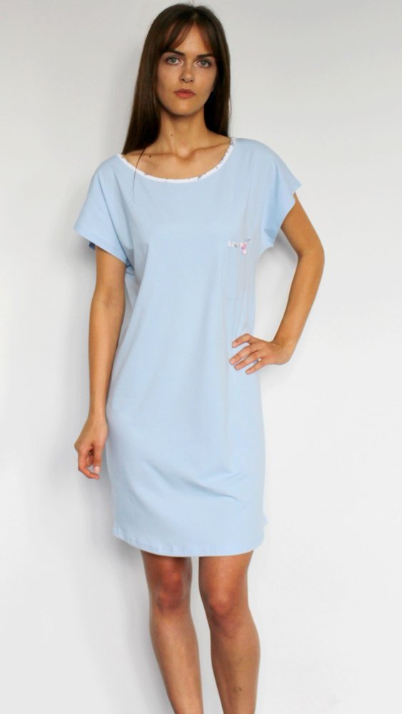 433 Maribell Koszula nocna Forex - niebieski