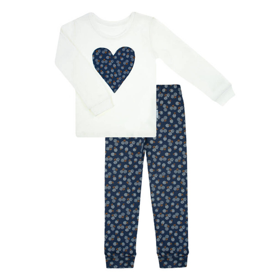 141248 Piżama dziecięca "Sonia" Nicol - krem/granat